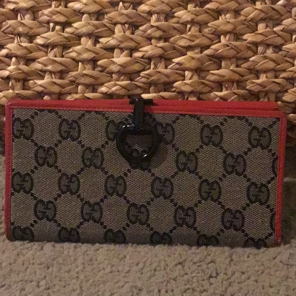 Gucci GG Supreme Horse bit Continental Wallet - Picture 1 of 16